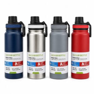 600ml Stainless Steel Water Bottle - Double Wall Insulated Flask