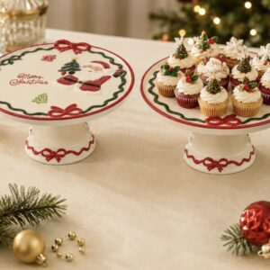 Christmas Ceramic Cake Stand