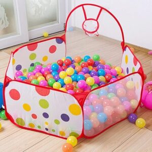 Kids Pop Up Play Tent with Basketball Hoop