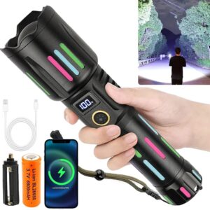 Tactical Rechargeable Flashlight 2,000 Lumen